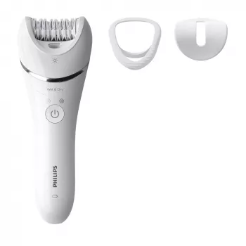 Αποτριχωτική συσκευή Philips BRE700/00, 32 τσιμπιδάκια, Νασικό & Στεγνό, ασύρματη, 40 λεπτά διάρκεια, 2 ταχύτητες, πλένεται