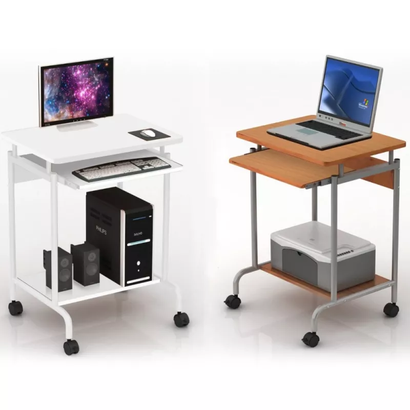 Techly ICA-TB S005W Γραφείο υπολογιστή Λευκό