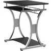Techly Compact Desk για PC με αφαιρούμενο συρτάρι πληκτρολογίου, Μαύρο Graphite ICA-TB 328BK