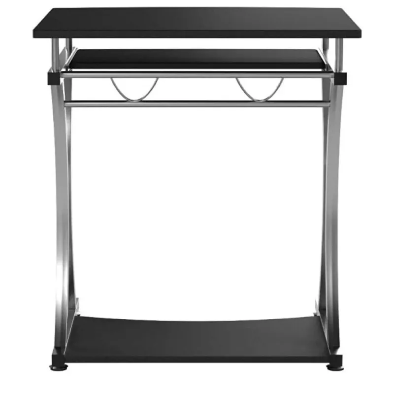 Techly Compact Desk για PC με αφαιρούμενο συρτάρι πληκτρολογίου, Μαύρο Graphite ICA-TB 328BK