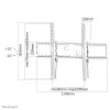 Neomounts LFD-W2000 Βάση τοίχου TV 60-100 ίντσες – με κλίση