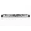DIGITUS Modular Patch Panel, θωρακισμένο 48-Port, πεδίο σήμανσης, 1U, τοποθέτηση σε rack, χρώμα μαύρο RAL 9005