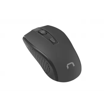 Ασύρματο οπτικό ποντίκι NATEC Jay 2 RF — 2,4 GHz, 1600 DPI, αμφίχειρο, 4 κουμπιά, μαύρο