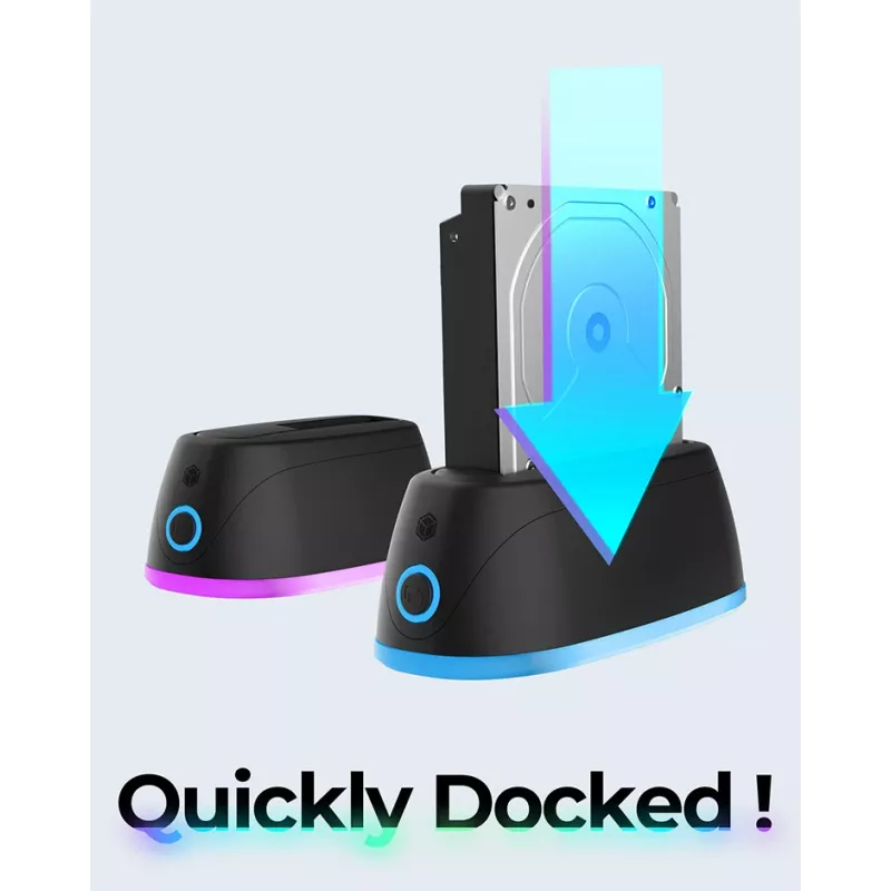 ICY BOX IB-1124L-C3 USB 3.2 Gen 1 (3.1 Gen 1) Type-B μαύρο
