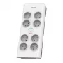 Philips SPN7080WA/60 Προστασία υπέρτασης λευκό 8 υποδοχή(-ές) AC 2 m