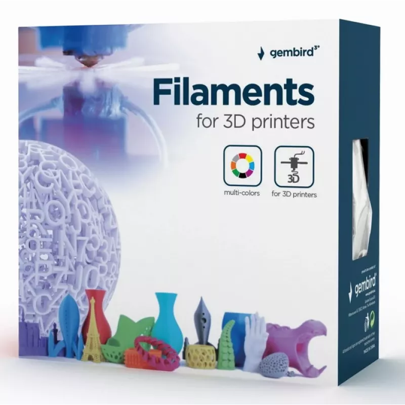 GEMBIRD PLA-PLUS Filament, λευκό, 1,75 mm, 1 kg