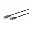 Αντάπτορας καλωδίου βίντεο Gembird CC-DP-HDMI-4K-6 — DisplayPort σε HDMI τύπου A, 1,8 m, 4K, μαύρο