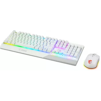 Σετ πληκτρολογίου και ποντικιού gaming MSI VIGOR GK30 COMBO WHITE