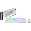 Σετ πληκτρολογίου και ποντικιού gaming MSI VIGOR GK30 COMBO WHITE