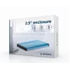 Θήκη HDD Gembird EE2-U3S-3-B — 2,5 ιντσών Single-Bay, SATA, Mini‑USB A, έως 7 TB, μπλε