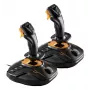 Thrustmaster T.16000M FCS SPACE SIM DUO μαύρο, πορτοκαλί USB Joystick Αναλογικό / Ψηφιακό PC