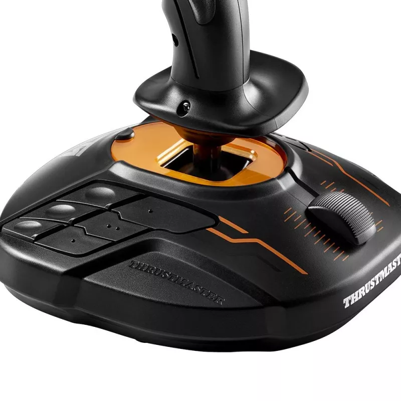 Thrustmaster T.16000M FCS SPACE SIM DUO μαύρο, πορτοκαλί USB Joystick Αναλογικό / Ψηφιακό PC
