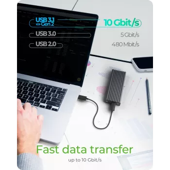 Θήκη SSD ICY BOX IB-1817MC-C31 γκρι M.2