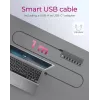 ICY BOX IB-HUB1701-C3 USB 3.2 Gen 1 (3.1 Gen 1) Type-B 5000 Mbit/s ανθρακί