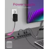 ICY BOX IB-HUB1701-C3 USB 3.2 Gen 1 (3.1 Gen 1) Type-B 5000 Mbit/s ανθρακί