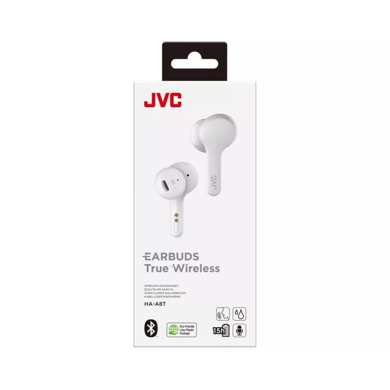 JVC HA-A8T-W Ακουστικά True Wireless Stereo (TWS) In-Ear Μουσική Bluetooth λευκό
