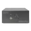 DIGITUS KVM Switch, 2 Θύρες, Dual Display, 4K, HDMI