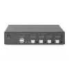 KVM Switch Digitus 4 Θύρες Single Display 4K HDMI