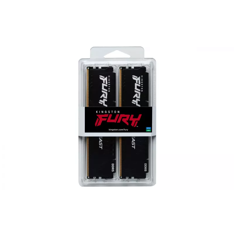 Kingston Technology FURY Beast 32GB 5600MT/s DDR5 CL40 DIMM (κιτ 2) μαύρο