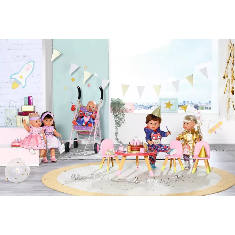 BABY born Happy Birthday Deluxe καροτσάκι κούκλας