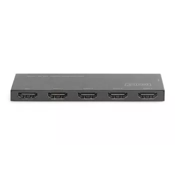 DIGITUS Ultra Slim διαχωριστής HDMI, 1x4, 4K/60Hz HDR, HDCP 2.2, 18 Gbps, τροφοδοσία Micro USB