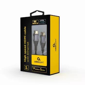 GEMBIRD καλώδιο HDMI υψηλής ταχύτητας με Ethernet – σειρά Premium, 3,0 m