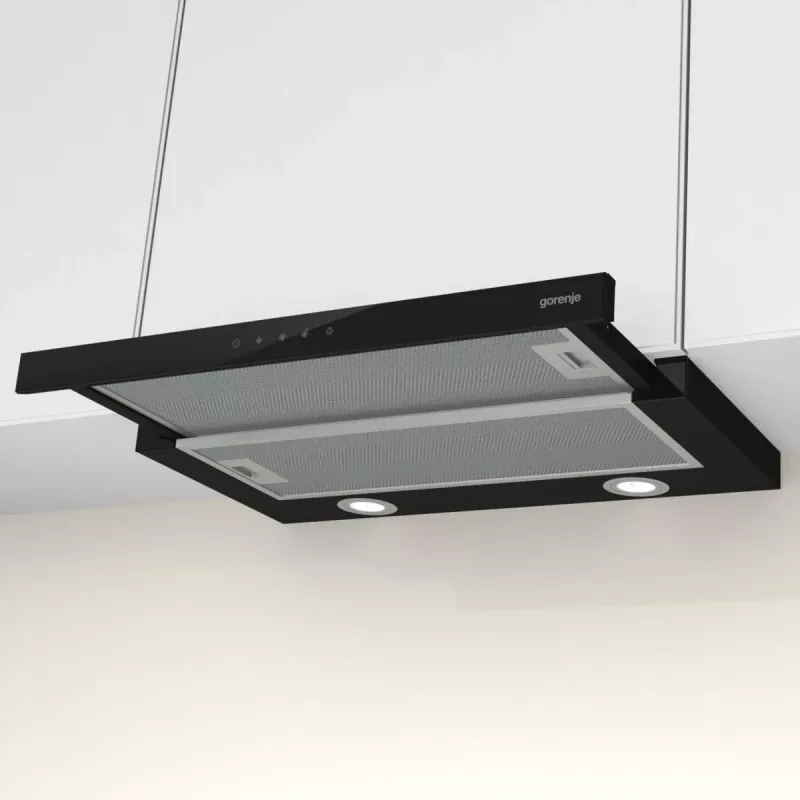 Gorenje TH64E4BG ημιεντοιχισμένος (εξολκής) μαύρο 450 m³/h