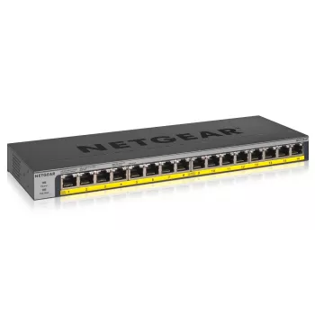 NETGEAR GS116LP unmanaged Gigabit Ethernet (10/100/1000) Power over Ethernet (PoE) μαύρο