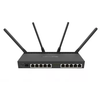 MIKROTIK ασύρματος router - Rb4011igs+5hacq2hnd-in Gigabit Ethernet dual-band (2.4 GHz / 5 GHz) μαύρο