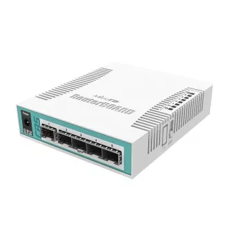 Δικτυακό Switch MikroTik CRS106-1C-5S – 5× Gigabit RJ-45, 5× SFP, PoE, 30V DC