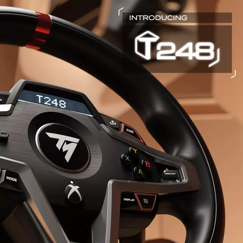 Thrustmaster T248 Μαύρο USB Τιμόνι + Πεντάλ Αναλογικό / Ψηφιακό PC, PlayStation 4, PlayStation 5