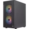 Aerocool HEXFORMBKV2 Κουτί PC Micro ATX 3 ανεμιστήρες FRGB Μαύρο