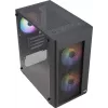 Aerocool HEXFORMBKV2 Κουτί PC Micro ATX 3 ανεμιστήρες FRGB Μαύρο