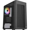 Aerocool HEXFORMBKV2 Κουτί PC Micro ATX 3 ανεμιστήρες FRGB Μαύρο