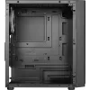 Aerocool HEXFORMBKV2 Κουτί PC Micro ATX 3 ανεμιστήρες FRGB Μαύρο