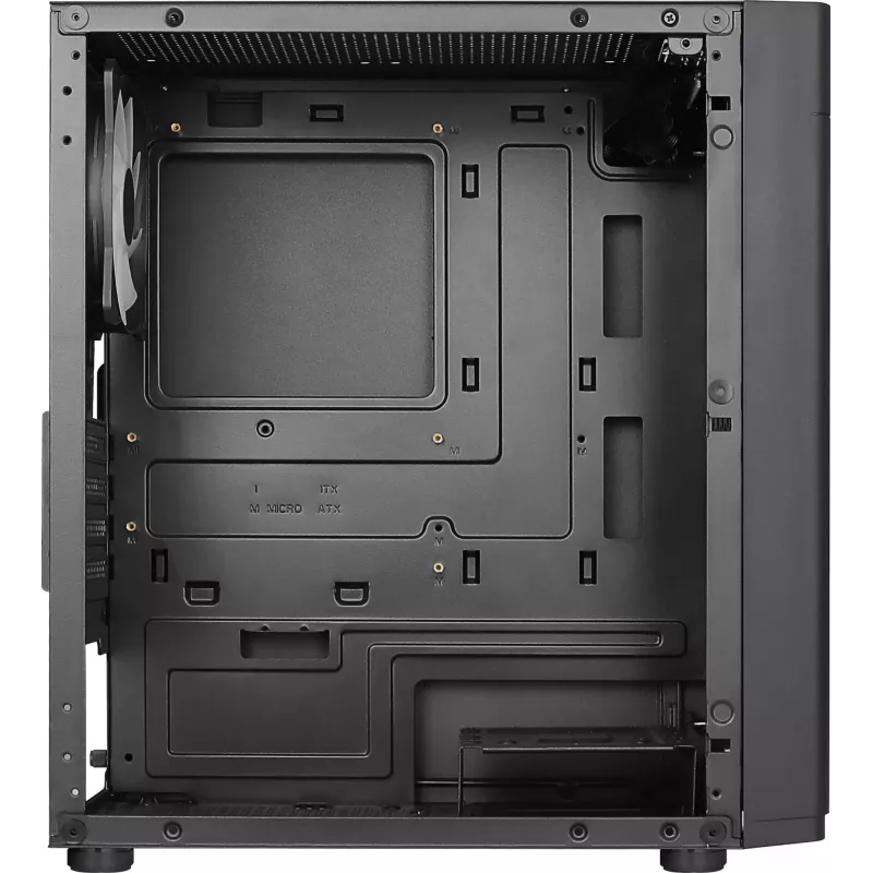 Aerocool HEXFORMBKV2 Κουτί PC Micro ATX 3 ανεμιστήρες FRGB Μαύρο