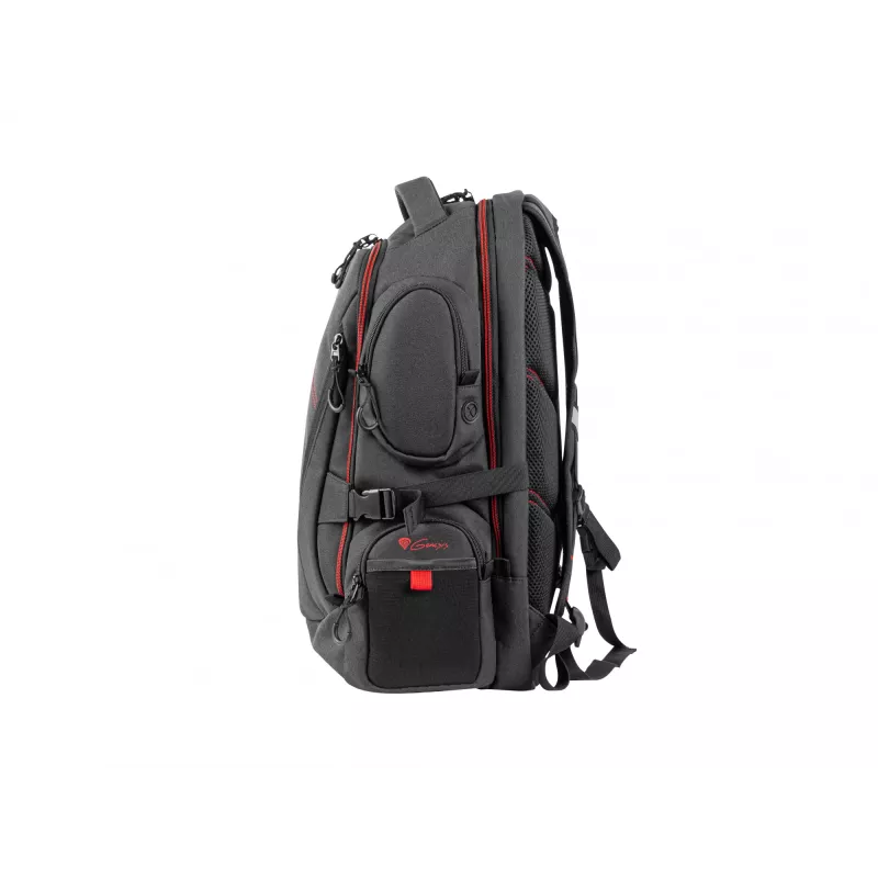 GENESIS Pallad 550 43,9 cm (17,3 inch) Σακίδιο Μαύρο, Κόκκινο