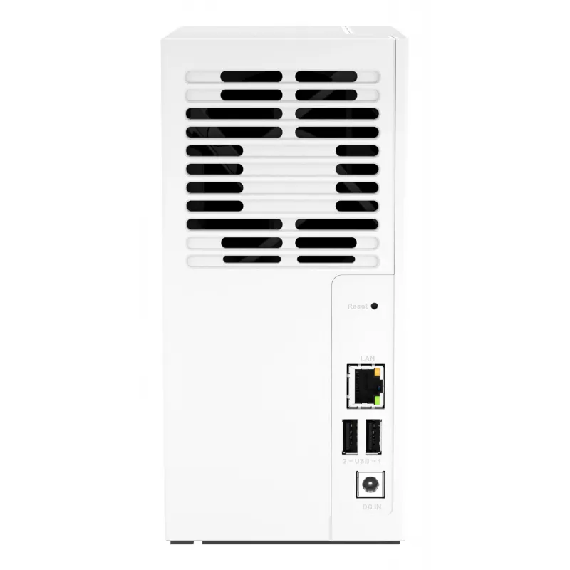 QNAP TS-233 Διακομιστής NAS/Storage Tower ARM Cortex-A55 2 GB 0 TB QNAP QTS Λευκό