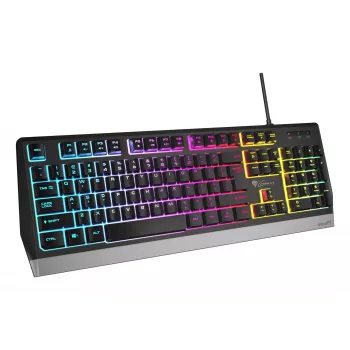GENESIS Rhod 300 RGB Πληκτρολόγιο Gaming USB QWERTY Αγγλικό Μαύρο