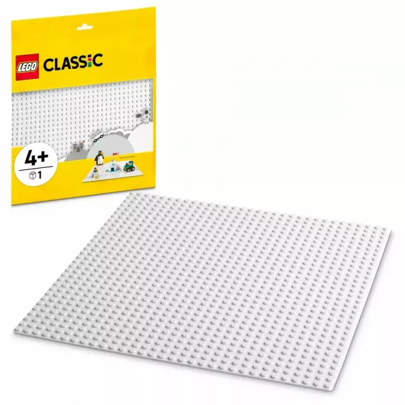 Πλάκα κατασκευής LEGO 11026 — βάση 32x32 θηλές, λευκή