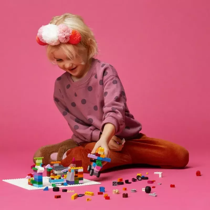 Πλάκα κατασκευής LEGO 11026 — βάση 32x32 θηλές, λευκή