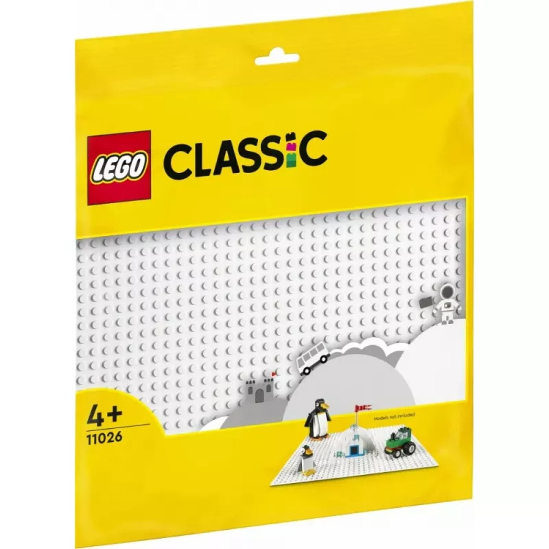 Πλάκα κατασκευής LEGO 11026 — βάση 32x32 θηλές, λευκή