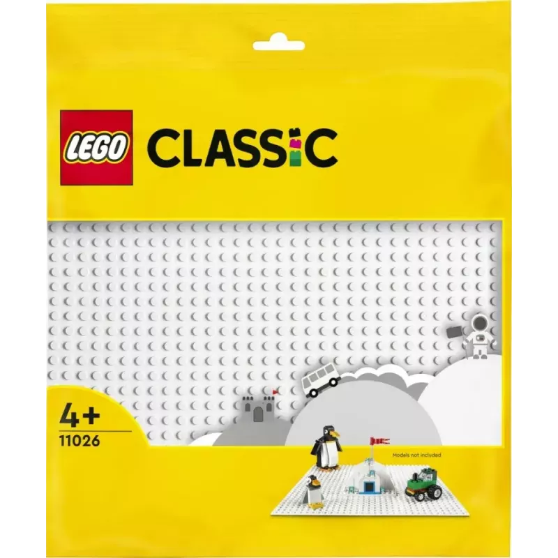 Πλάκα κατασκευής LEGO 11026 — βάση 32x32 θηλές, λευκή