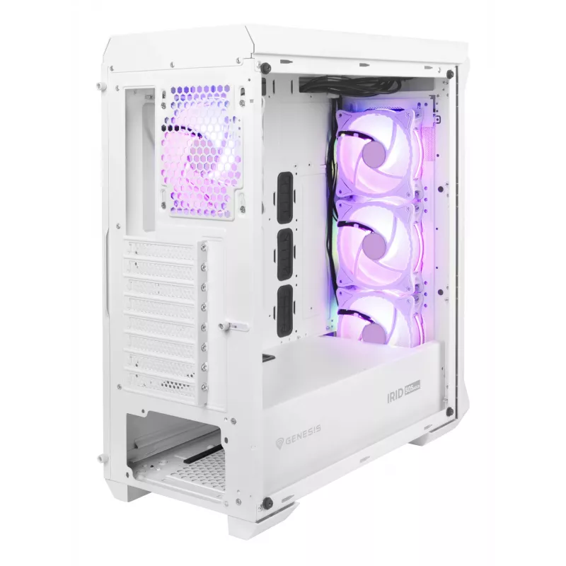 GENESIS Irid 505 ARGB Midi Tower Λευκό