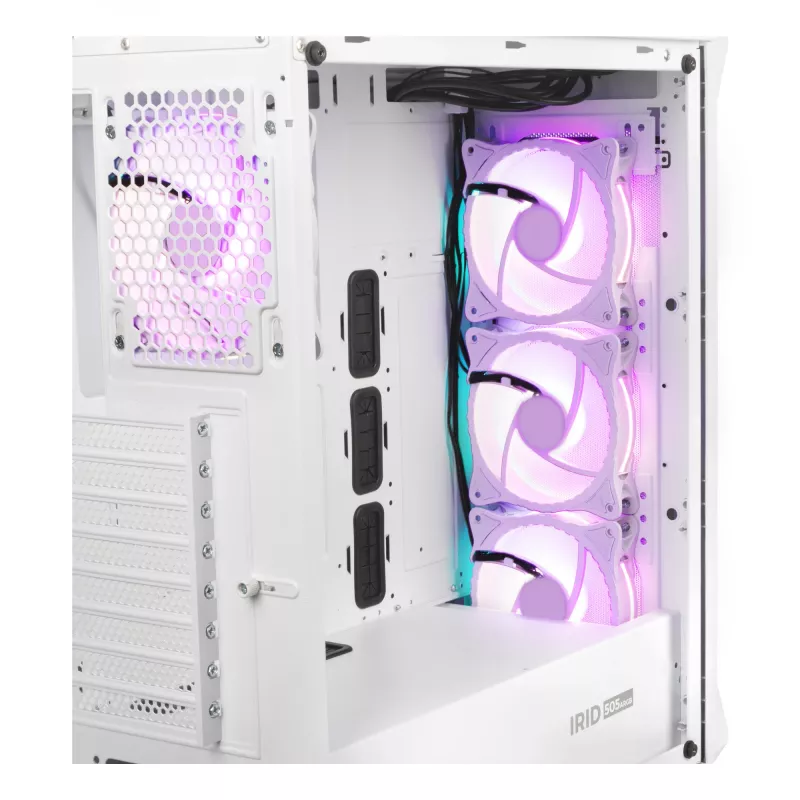 GENESIS Irid 505 ARGB Midi Tower Λευκό