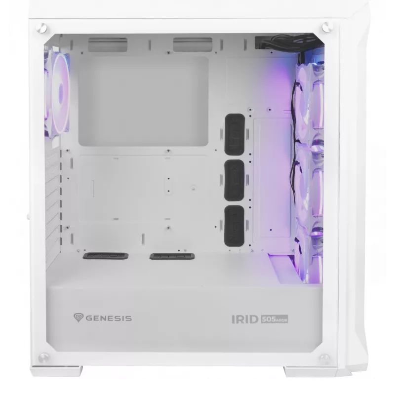 GENESIS Irid 505 ARGB Midi Tower Λευκό