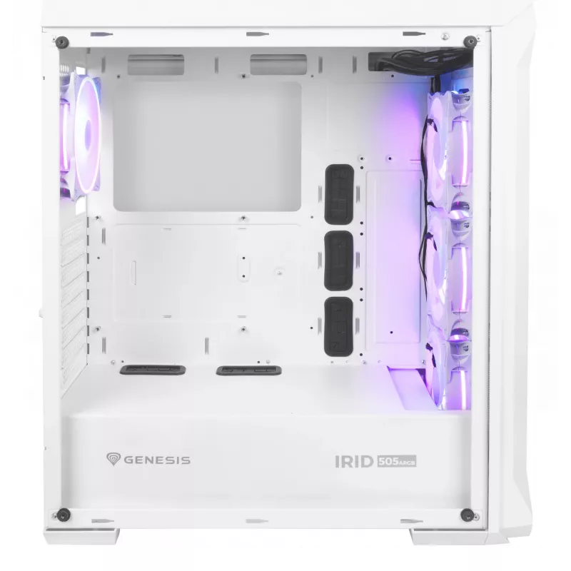 GENESIS Irid 505 ARGB Midi Tower Λευκό