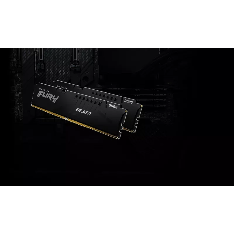 Kingston Technology FURY Beast 32GB 5200MT/s DDR5 CL40 DIMM μαύρο