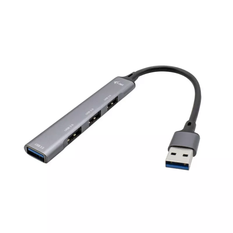 i-tec Μεταλλικό USB 3.0 HUB 1x USB 3.0 + 3x USB 2.0
