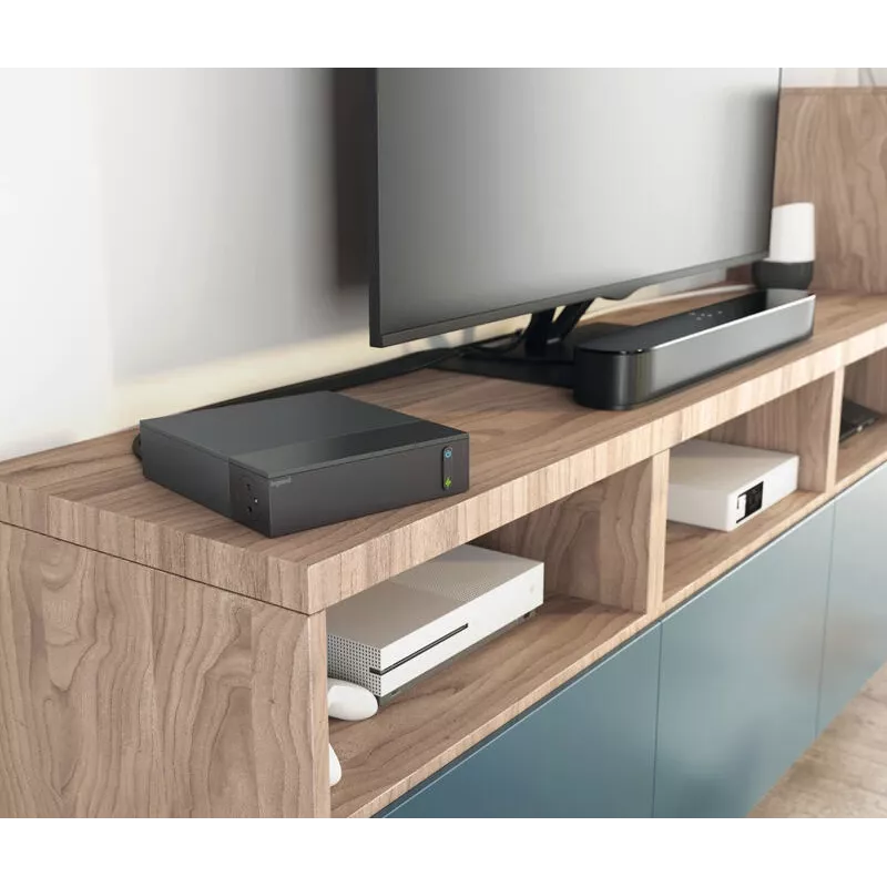 Legrand 049430 πολύπριζο 2 m 8 πρίζες εσωτερικού χώρου μαύρο